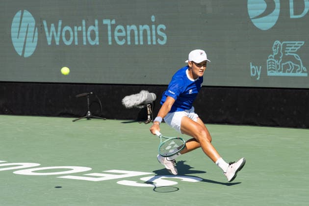 September 19, 2026, Seoul, Seoul, South Korea: South KoreaÃ¢â‚¬â ¢s Soonwoo Kwon plays against IndiaÃ¢â‚¬â ¢s Sumit Nagal during the third singles match of the 2026 Davis Cup Qualifier second-round tie between the Republic of Korea and India at the Olympic Tennis Center. 2026 Davis Cup Qualifier: Republic Of Korea Vs. India Ã¢â‚¬ Day 2  - ZUMAm346 0867270423st Copyright: xSuhxJeenxMoonx