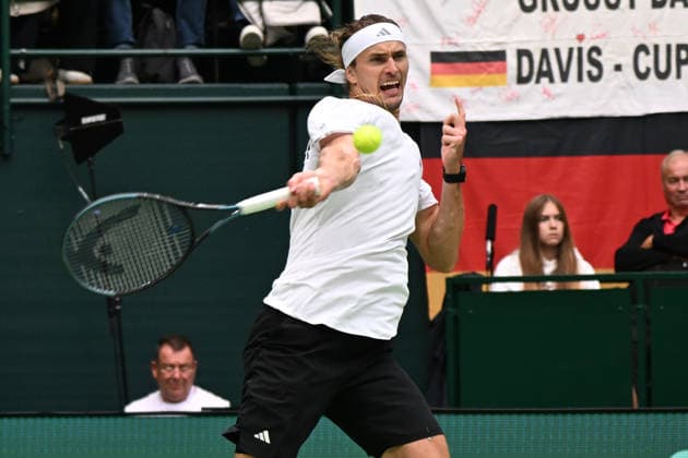 Alexander Zverev GER 19.09.2026 ¢ Tennis ¢ Davis Cup Qualifiers 2. Runde ¢ Deutschland vs Kroatien , heristo-arena, Halle (Westfalen), NRW Germany
