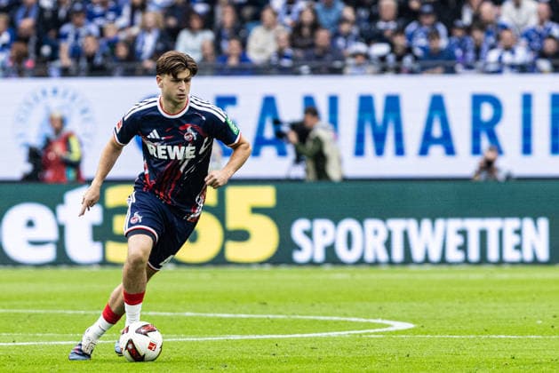 1. Fußball Bundesliga: Hamburger SV - 1. FC Köln; 19.09.2026 Mikey Moore (1. FC Köln, 47) 1. Fußball Bundesliga 4. Spieltag: Hamburger SV - 1. FC Köln; Volksparkstadion, Hamburg; 19.09.2026 DFL regulations prohibit any use of photographs as image sequences and or quasi video. Copyright: xBEAUTIFULxSPORTS Buriakovx