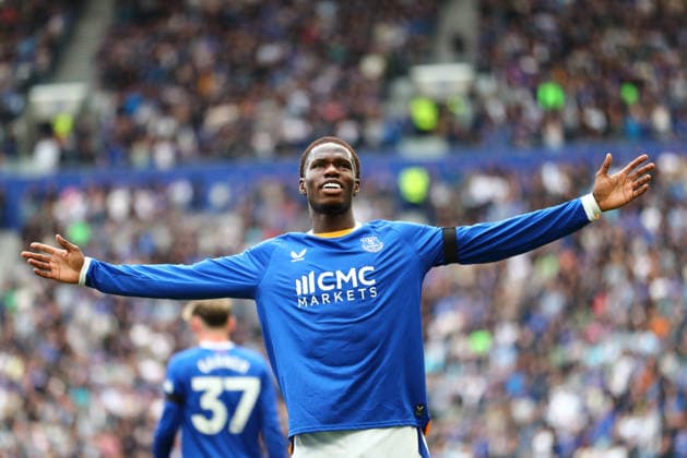 LIVERPOOL, ENGLAND, SEPTEMBER 19: Thierno Barry of Everton FC celebrates scoring to make it 1:0 during the Premier League 2026 27 match between Everton and Ipswich Town at the Hill Dickinson Stadium in Liverpool, England. (Photo by Barkley Costello Sports Press Photo) (Barkley Costello Sports Press Photo SPP) Copyright: xBarkleyxCostello SportsxPressxPhotox xSPPx spp-en-BaCoPrPh-SPP26a_barkleyc_1609_ 014