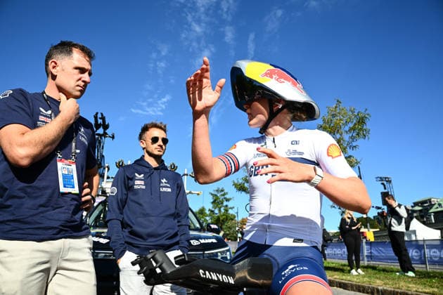 2026 UCI Road World Championships Picture by Simon Wilkinson SWpix.com - 19 09 2026 - Cycling - 2026 UCI Road World Championships - MontrÃ al, Canada - ITT Training - Zoe Bäckstedt of Great Britain MontrÃ al Avenue du Parc Canada Copyright: x xSWpix.comx(t axPhotographyxHubxLtd)xSimonxWilkinson SWpix.comx SWP-3030-23933