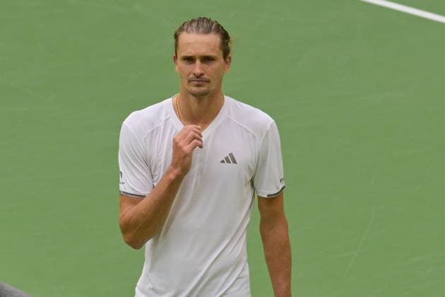 Schlussjubel Schlußjubel Emotion Freude Alexander Zverev GER 19.09.2026 ¢ Tennis ¢ Davis Cup Qualifiers 2. Runde ¢ Deutschland vs Kroatien , heristo-arena, Halle (Westfalen), NRW Germany