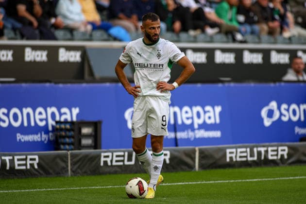 19.09.2026, GER, Fussball, Herren, Bundesliga , 1. Bundesliga, Saison 2026 2027, VfL Borussia Mönchengladbach - FSV Mainz 05 Franck Honorat (BMG) in Aktion am Ball, Einzelaktion Copyright: xSvenxHanischx