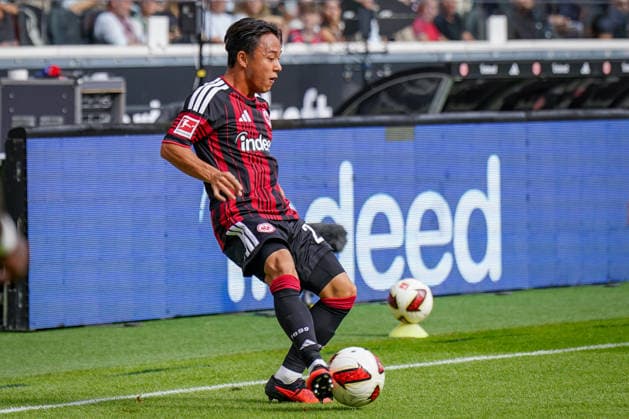 Deutschland: Fussball Bundesliga 2026 - 2027, 4. Spieltag - Eintracht Frankfurt vs SC Freiburg - Deutsche-Bank-Park (Frankfurt): Keita Kosugi (Eintracht Frankfurt, 26) Copyright: xJOERANxSTEINSIEKx