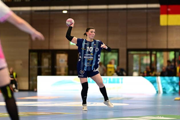 Handball I Frauen I Saison 2026-2027 I Bundesliga I 4. Spieltag I Buxtehuder SV - HSG Bensheim-Auerbach I 19.09.2026 Anika Hampel (10, Buxtehuder Sportverein) Buxtehude Halle Nord (Neu) Niedersachsen Deutschland Copyright: xLobeca FelixxWeißbergx