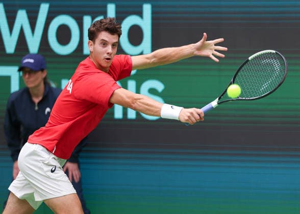 Matej Dodig, Davis Cup Germany vs. Croatia, Heristo Arena, Halle Westf., Germany Tennis - Davis Cup 20026 - - Heristo Arena - Halle West - Northrhine Westphalia - Germany - 19 September 2026. Copyright: xJuergenxHasenkopfx