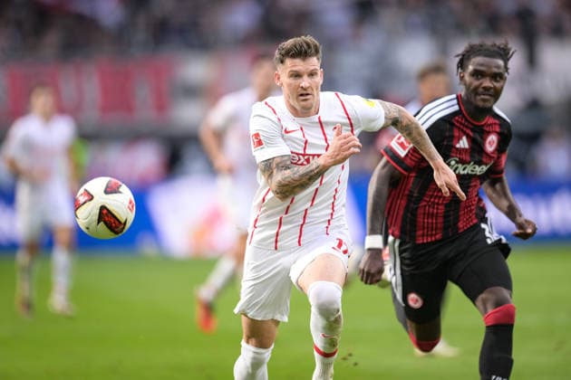 Fußball, 1. Bundesliga, 20260919, SG Eintracht Frankfurt - SC Freiburg. Im Bild Lukas KÜBLER (Freiburg, 17). Frankfurt Deutsche Bank Park Hessen Deutschland Copyright: Passion2Press MarkusxFischerx
