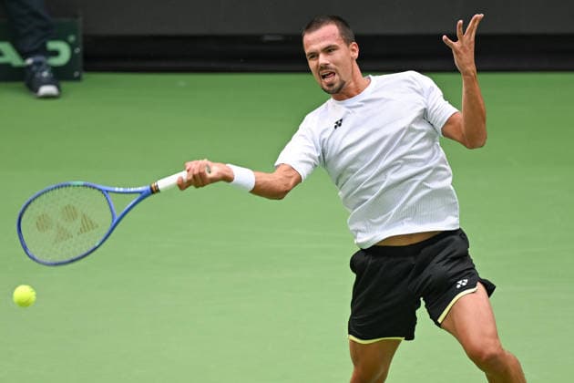 Daniel Altmaier GER 19.09.2026 ¢ Tennis ¢ Davis Cup Qualifiers 2. Runde ¢ Deutschland vs Kroatien , heristo-arena, Halle (Westfalen), NRW Germany
