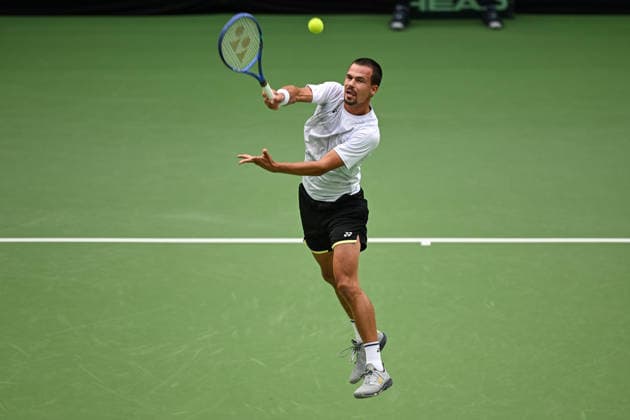 Daniel Altmaier GER 19.09.2026 ¢ Tennis ¢ Davis Cup Qualifiers 2. Runde ¢ Deutschland vs Kroatien , heristo-arena, Halle (Westfalen), NRW Germany
