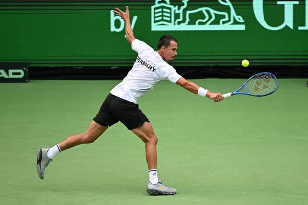 Daniel Altmaier GER 19.09.2026 ¢ Tennis ¢ Davis Cup Qualifiers 2. Runde ¢ Deutschland vs Kroatien , heristo-arena, Halle (Westfalen), NRW Germany