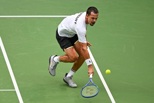 Daniel Altmaier GER 19.09.2026 ¢ Tennis ¢ Davis Cup Qualifiers 2. Runde ¢ Deutschland vs Kroatien , heristo-arena, Halle (Westfalen), NRW Germany