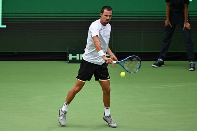 Daniel Altmaier GER 19.09.2026 ¢ Tennis ¢ Davis Cup Qualifiers 2. Runde ¢ Deutschland vs Kroatien , heristo-arena, Halle (Westfalen), NRW Germany