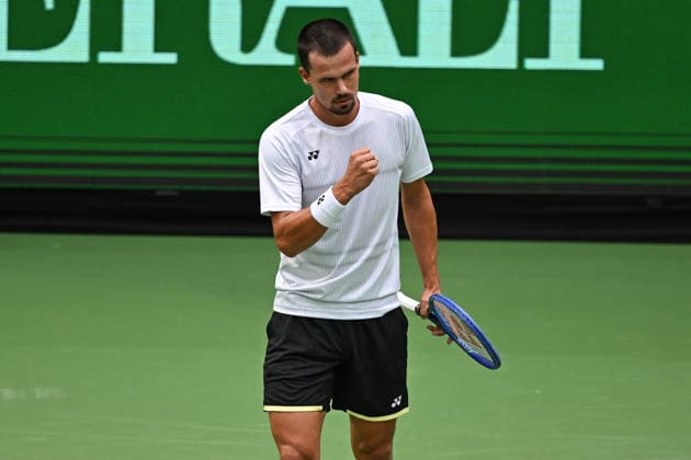 Daniel Altmaier GER 19.09.2026 ¢ Tennis ¢ Davis Cup Qualifiers 2. Runde ¢ Deutschland vs Kroatien , heristo-arena, Halle (Westfalen), NRW Germany