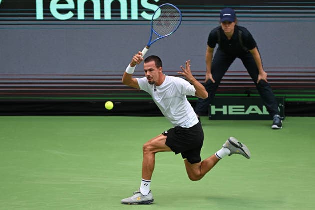 Daniel Altmaier GER 19.09.2026 ¢ Tennis ¢ Davis Cup Qualifiers 2. Runde ¢ Deutschland vs Kroatien , heristo-arena, Halle (Westfalen), NRW Germany
