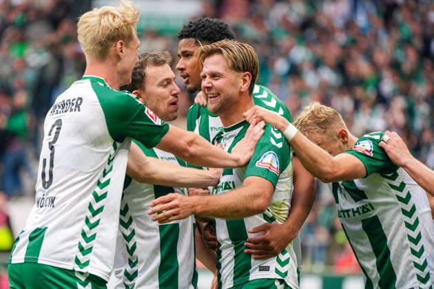 Tor zum 2:2 für Werder Bremen durch Niklas Füllkrug (Werder Bremen, 10), Torjubel, Emotionen, Freude, Deutschland: Fussball, Bundesliga, Saison 2026 27, 4. Spieltag, 19.09.2026, Werder Bremen vs FC Augsburg, Weserstadion (Bremen) Copyright: xLeonxFrickx
