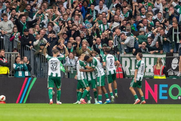 Deutschland: Fussball 1. Bundesliga, 4. Spieltag 2026 2027, Werder Bremen - FC Augsburg am 19.09.2026 in Bremen (Weserstadion): Tor zum 3:2 Mitchell Weiser (Werder Bremen, 8) Jubel, Freude, Torjubel, Emotionen Copyright: xSvenxHeidmannx