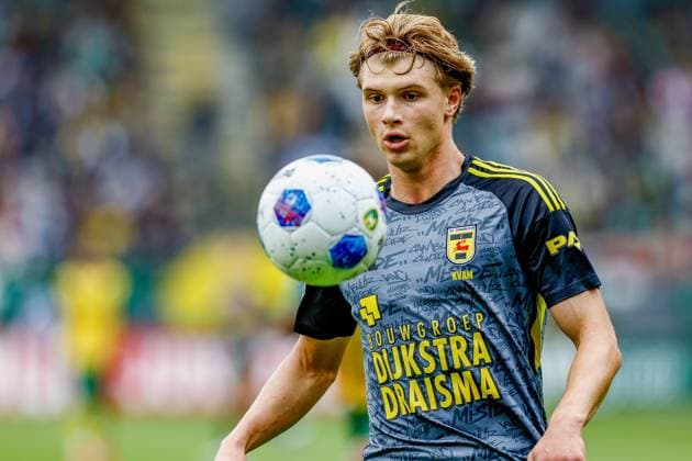 DEN HAAG , 19-09-2026 , WerkTalent Stadium , season 2026 2027 , Dutch Eredivisie football , match between ADO Den Haag and Cambuur , picture shows SC Cambuur player Fabian Kvam ADO - Cambuur  x207261868x Copyright: