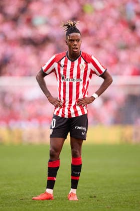 September 19, 2026, Bilbao, Vizcaya, SPAIN: Nico Williams of Athletic Club looks on during the LaLiga EA Sports match between Athletic Club and Deportivo Alaves at San Mames on September 19, 2026, in Bilbao, Spain. Athletic Club V Deportivo Alaves - LaLiga EA Sports  - ZUMAa181 20260919_zaa_a181_155 Copyright: xRicardoxLarreinax