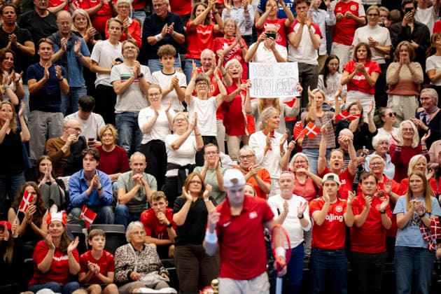 Denmark Davis Cup match between Denmark and Bulgaria Denmark s Holger Rune after the Davis Cup match between Denmark and Bulgaria at Royal Stage, Hilleroed, Saturday, September 19, 2026. (Photo: Sebastian Elias Uth Ritzau Scanpix) , Denmark Copyright: SebastianxEliasxUthx spdk20260919-174332-L