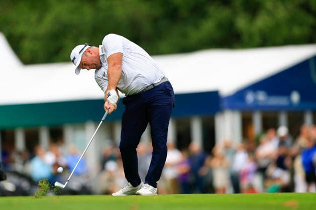 RECORD DATE NOT STATED 19th September 2026; Wentworth Golf Club, Virginia Water, Surrey, England; DP World Tour Golf, BMW PGA, Golf Herren Championship, Day 4; Ryan Fox this years British Open Champion with his approach on the 18th hole ChrisxRoll