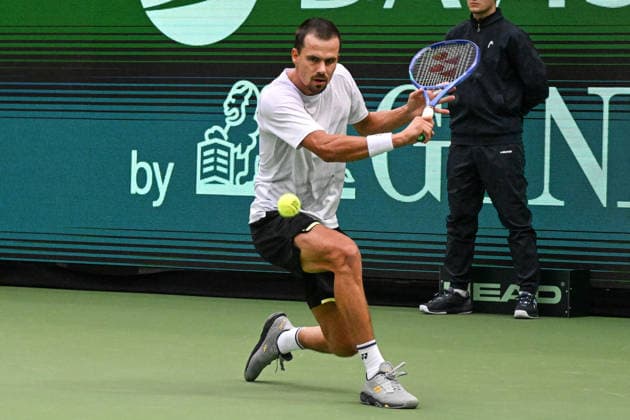 Daniel Altmaier GER 19.09.2026 ¢ Tennis ¢ Davis Cup Qualifiers 2. Runde ¢ Deutschland vs Kroatien , heristo-arena, Halle (Westfalen), NRW Germany