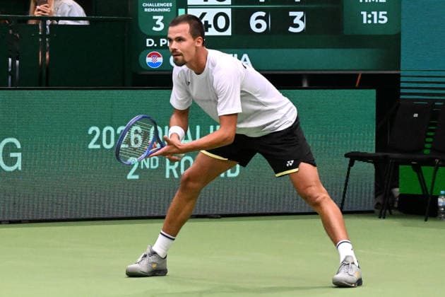 Daniel Altmaier GER 19.09.2026 ¢ Tennis ¢ Davis Cup Qualifiers 2. Runde ¢ Deutschland vs Kroatien , heristo-arena, Halle (Westfalen), NRW Germany