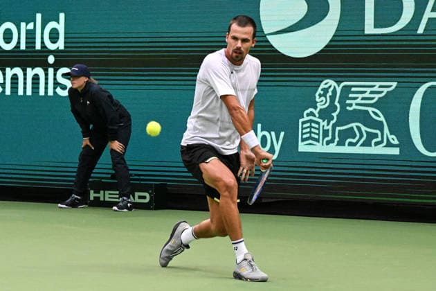 Daniel Altmaier GER 19.09.2026 ¢ Tennis ¢ Davis Cup Qualifiers 2. Runde ¢ Deutschland vs Kroatien , heristo-arena, Halle (Westfalen), NRW Germany