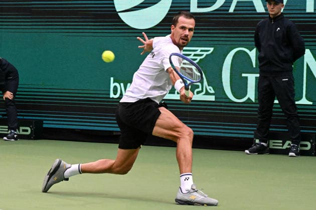 Daniel Altmaier GER 19.09.2026 ¢ Tennis ¢ Davis Cup Qualifiers 2. Runde ¢ Deutschland vs Kroatien , heristo-arena, Halle (Westfalen), NRW Germany