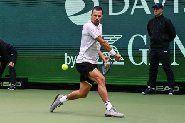 Daniel Altmaier GER 19.09.2026 ¢ Tennis ¢ Davis Cup Qualifiers 2. Runde ¢ Deutschland vs Kroatien , heristo-arena, Halle (Westfalen), NRW Germany