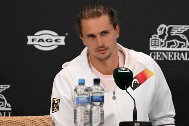 Alexander Zverev GER in der Pressekonferenz 19.09.2026 ¢ Tennis ¢ Davis Cup Qualifiers 2. Runde ¢ Deutschland vs Kroatien , heristo-arena, Halle (Westfalen), NRW Germany