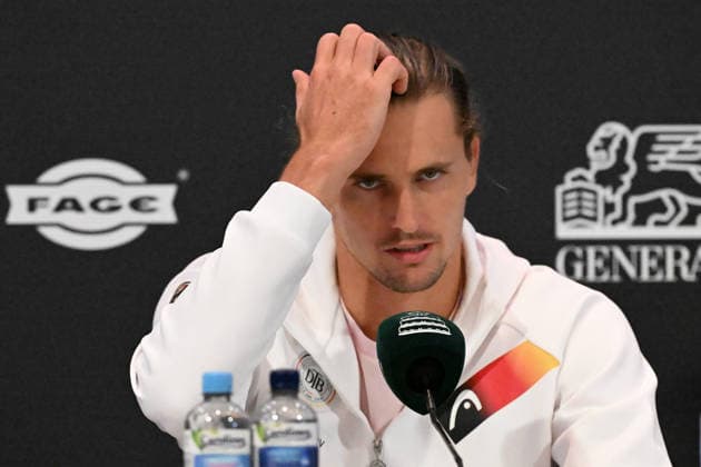 Alexander Zverev GER in der Pressekonferenz 19.09.2026 ¢ Tennis ¢ Davis Cup Qualifiers 2. Runde ¢ Deutschland vs Kroatien , heristo-arena, Halle (Westfalen), NRW Germany