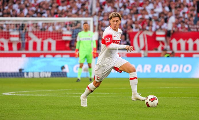 19.09.2026, Deutschland, Stuttgart, Fußball Bundesliga, VfB Stuttgart vs. Borussia Dortmund, Angelo Stiller (VfB)