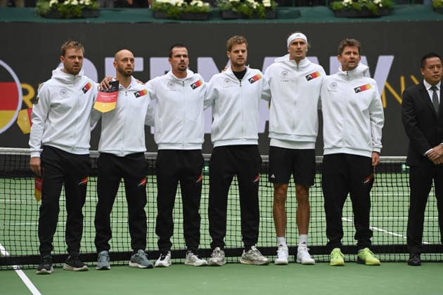 Die deutsche Davis Cup Mannschaft, match1: Alexander ZVEREV (GER) - Matej DODIC (CRO) Deutschland (GER) - Kroatien (CRO) Tennis Davis Cup Qualifiers Round 2 am 19.09.2026 in der Heristo Arena Halle Westfalen, Deutschland. Â
