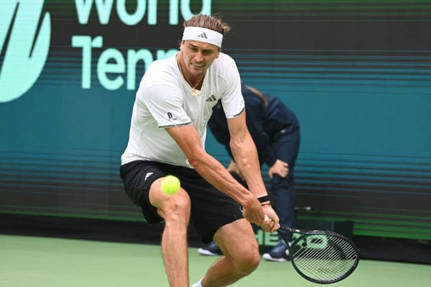 Alexander ZVEREV (GER) Aktion, match1: Alexander ZVEREV (GER) - Matej DODIC (CRO) Deutschland (GER) - Kroatien (CRO) Tennis Davis Cup Qualifiers Round 2 am 19.09.2026 in der Heristo Arena Halle Westfalen, Deutschland. Â