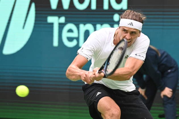 Alexander ZVEREV (GER) Aktion, match1: Alexander ZVEREV (GER) - Matej DODIC (CRO) Deutschland (GER) - Kroatien (CRO) Tennis Davis Cup Qualifiers Round 2 am 19.09.2026 in der Heristo Arena Halle Westfalen, Deutschland. Â