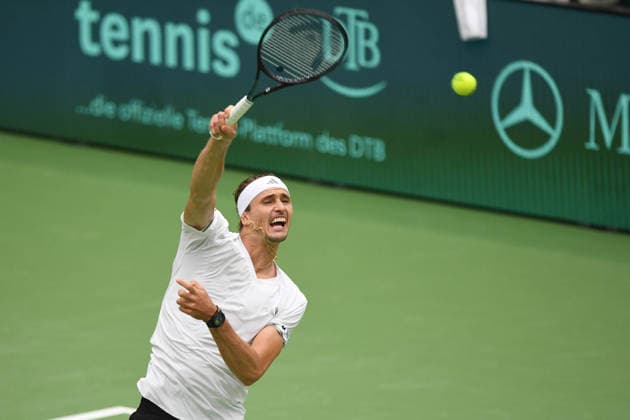 Alexander ZVEREV (GER) Aktion, match1: Alexander ZVEREV (GER) - Matej DODIC (CRO) Deutschland (GER) - Kroatien (CRO) Tennis Davis Cup Qualifiers Round 2 am 19.09.2026 in der Heristo Arena Halle Westfalen, Deutschland. Â