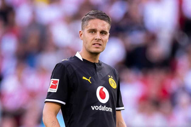 19.09.2026, Fussball, 4. Spieltag der 1. Fussball Bundesliga, VfB Stuttgart - Borussia Dortmund. Joey Veerman (Borussia Dortmund). Stuttgart MHP Arena Baden-Württemberg Deutschland xRHR-FOTO DEx Copyright: DennisxEwert RHR-FOTOx RHR-FOTO DE