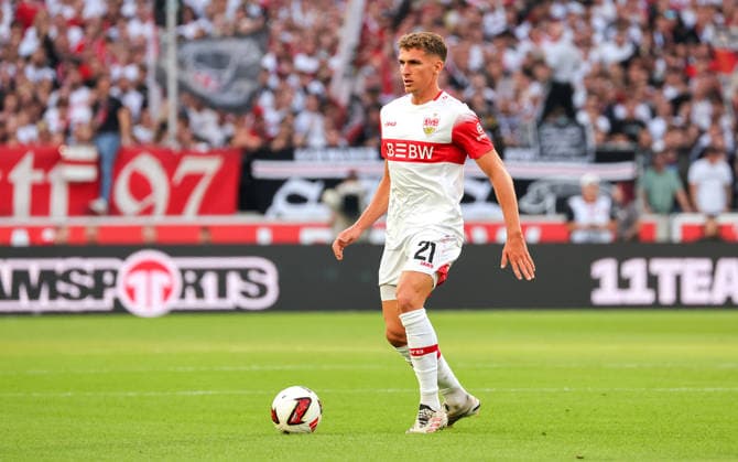 19.09.2026, Deutschland, Stuttgart, Fußball Bundesliga, VfB Stuttgart vs. Borussia Dortmund, Grischa Prömel (VfB)