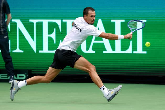 Team Germany, Daniel Altmaier, Davis Cup Germany vs. Croatia, Heristo Arena, Halle Westf., Germany Tennis - Davis Cup 20026 - - Heristo Arena - Halle West - Northrhine Westphalia - Germany - 19 September 2026. Copyright: xJuergenxHasenkopfx
