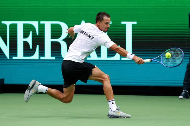 Team Germany, Daniel Altmaier, Davis Cup Germany vs. Croatia, Heristo Arena, Halle Westf., Germany Tennis - Davis Cup 20026 - - Heristo Arena - Halle West - Northrhine Westphalia - Germany - 19 September 2026. Copyright: xJuergenxHasenkopfx