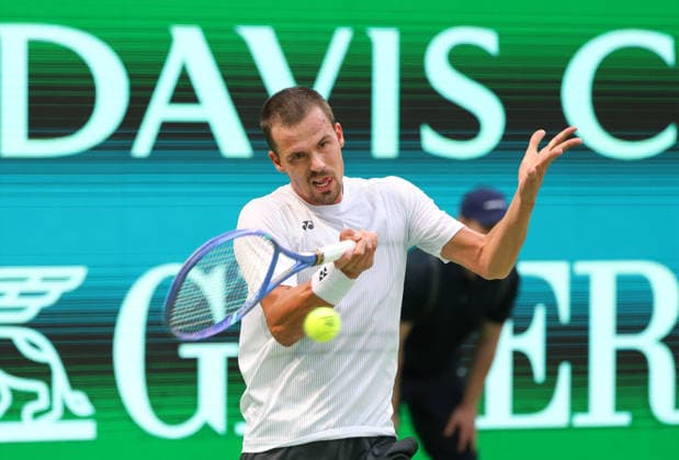 Team Germany, Daniel Altmaier, Davis Cup Germany vs. Croatia, Heristo Arena, Halle Westf., Germany Tennis - Davis Cup 20026 - - Heristo Arena - Halle West - Northrhine Westphalia - Germany - 19 September 2026. Copyright: xJuergenxHasenkopfx