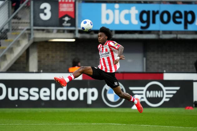 Eredivisie: Sparta Rotterdam v sc Heerenveen Rotterdam - Lushendry Martes of Sparta Rotterdam during the seventh competition round of the 2026 2027 Eredivisie season. The match is set between Sparta Rotterdam and sc Heerenveen at Sparta-stadion Het Kasteel on 19 September 2026 in Rotterdam, Netherlands. (Hero Images Danny de Groot) Copyright: xDannyxdexGrootx