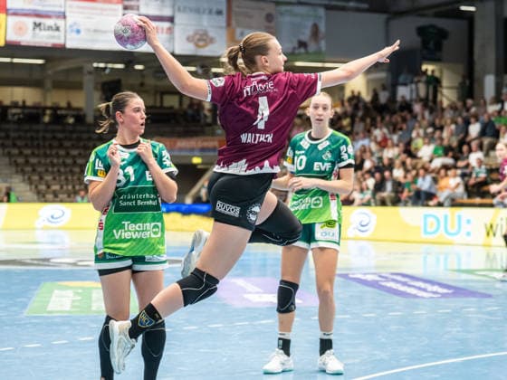 Jana Walther (HC Leipzig, 04) von aussen, Frisch Auf Goeppingen vs. HC Leipzig, Handball, 1. Bundesliga, Spielzeit 2026 2027, 19.09.2026 Frisch Auf Goeppingen vs. HC Leipzig, Handball, 1. Bundesliga, Spielzeit 2026 2027, 19.09.2026 Goeppingen Copyright: xMichaelxSchmidt Eibner-Pressefotx EP_MST