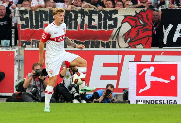19.09.2026, Deutschland, Stuttgart, Fußball Bundesliga, VfB Stuttgart vs. Borussia Dortmund, Finn Jeltsch (VfB)