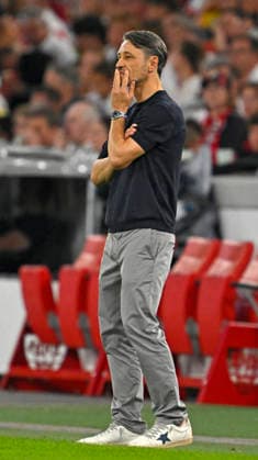 19.09.2026, Fussball 1. Bundesliga 2026 2027, 4.Spieltag, VfB Stuttgart - Borussia Dortmund, in der MHP-Arena Stuttgart, Trainer Niko Kovac (Borussia Dortmund) nachdenklich