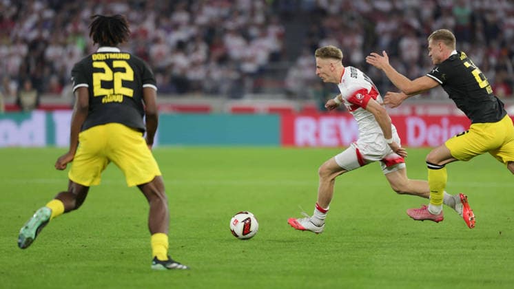 19.09.2026, Deutschland, Stuttgart, Fußball Bundesliga, VfB Stuttgart vs. Borussia Dortmund, Chris Führich (VfB)