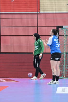 Maie Gomaa (Thueringer HC, 01) im Tor TusSies Metzingen vs. Thueringer HC , Handball, Alsco HBF, 04..Ligaspieltag, Saison 2026 2027, 19.09.2026 TusSies Metzingen vs. Thueringer HC , Handball, Alsco HBF, 04..Ligaspieltag, Saison 2026 2027, 19.09.2026 Tuebingen Copyright: xEibner-Pressefotox EP_TBR