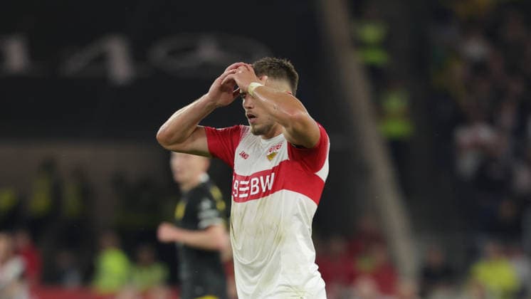 19.09.2026, Deutschland, Stuttgart, Fußball Bundesliga, VfB Stuttgart vs. Borussia Dortmund, Ermedin Demirovic (VfB)