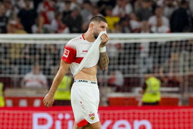 Jeff Chabot (VfB Stuttgart, 24) nach dem Spiel , Deutschland, Fussball, 1. Bundesliga, 4.Spieltag, 2026 2027, VfB Stuttgart vs. Borussia Dortmund, 19.09.2026, Stuttgart MHP Arena Deutschland Copyright: xGrantxHubbsx