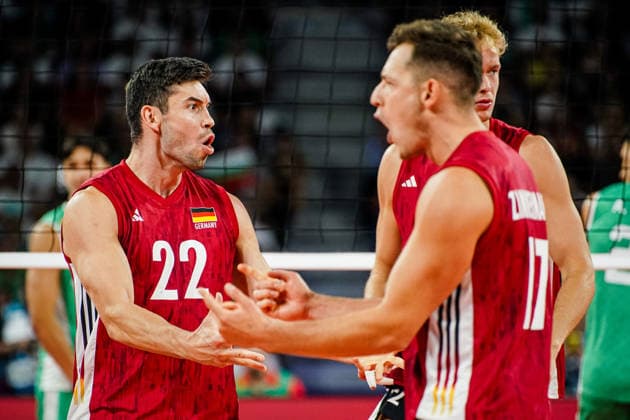 Volleyball - CEV EuroVolley 2026, Play Offs - 1 8-finals - Germany vs Bulgaria - 09.19.2026 SOFIA, BULGARIA - September 19th: Tobias Christian Brand, 22 of Germany during CEV EuroVolley 2026, Play Offs - 1 8-finals match between Germany vs Bulgaria at Arena 8888 in Sofia, Bulgaria, on September 19th, 2026 in Sofia, Bulgaria. Copyright: xYulianxTodorovx